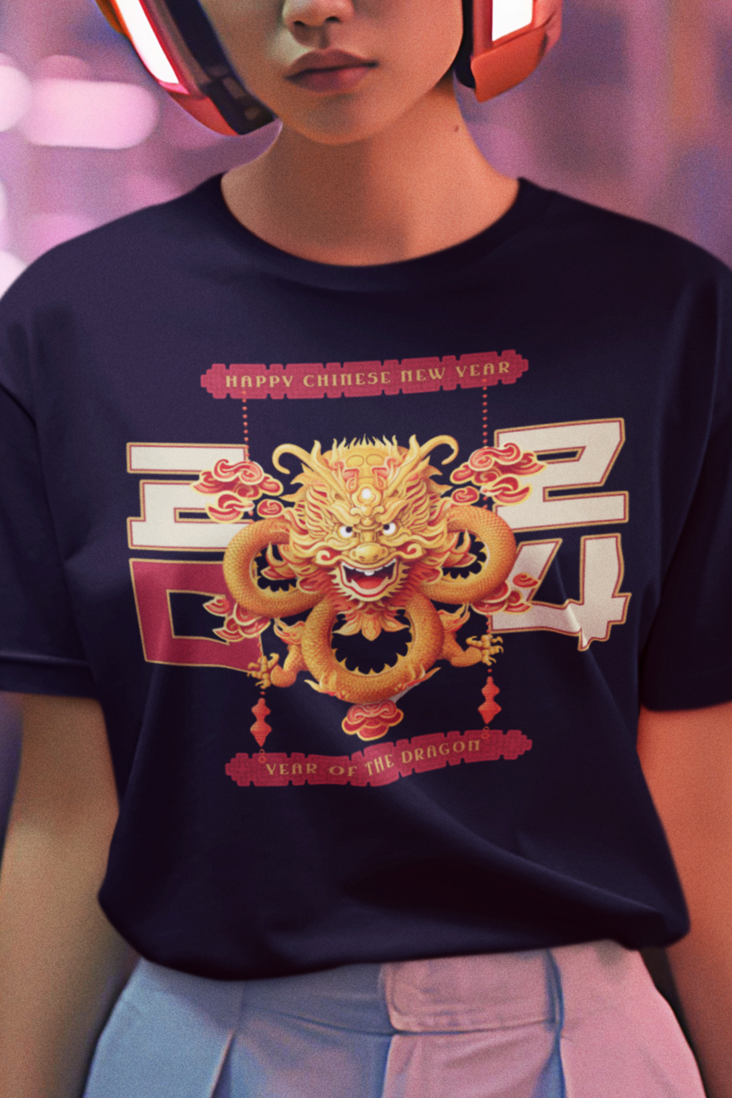 Year of the Dragon T-shirt Celebrating Chinese Lunar New Year and Dragon Lover Shirt 2024 Cultural New Year