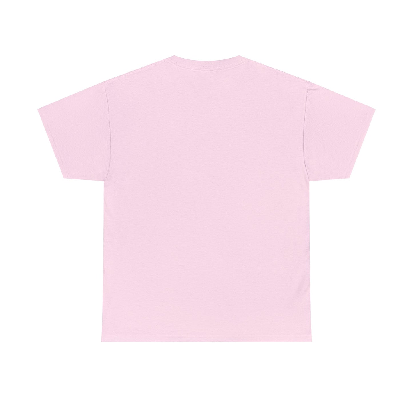 Back of the light pink color tshirt - plain, no graphic