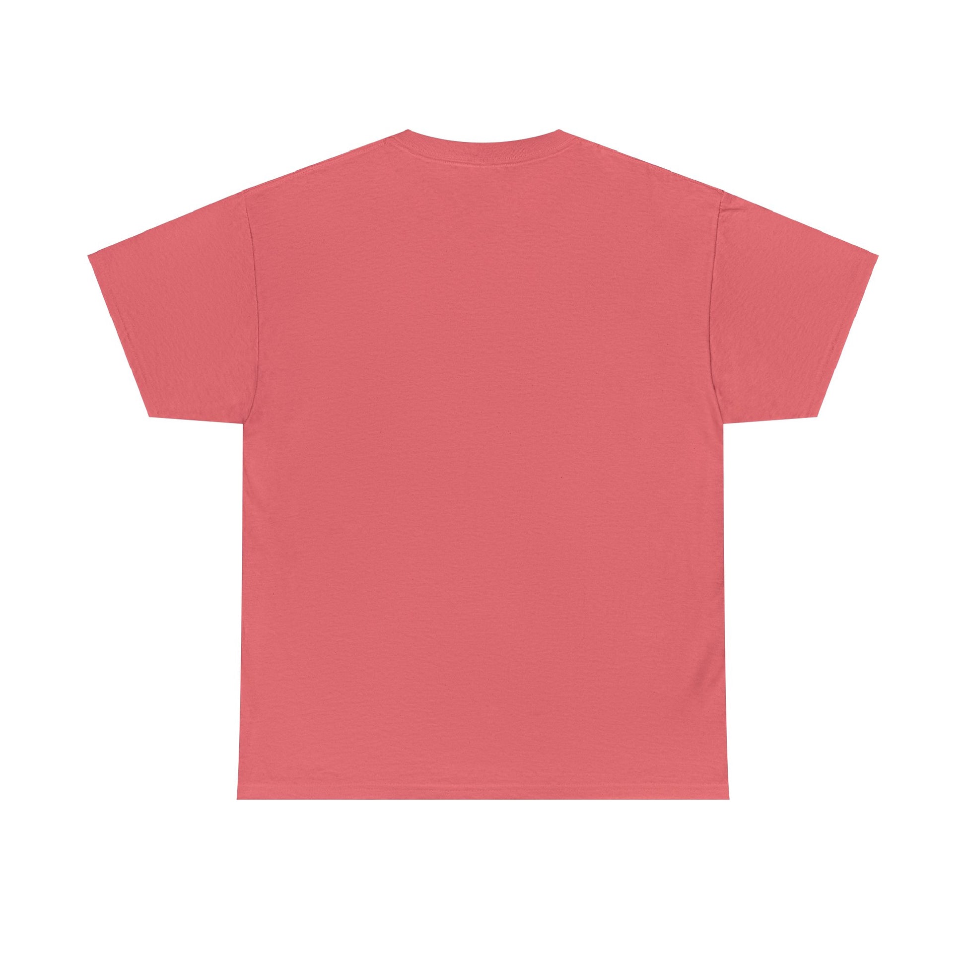 Coral Silk t-shirt back - plain, no graphic.