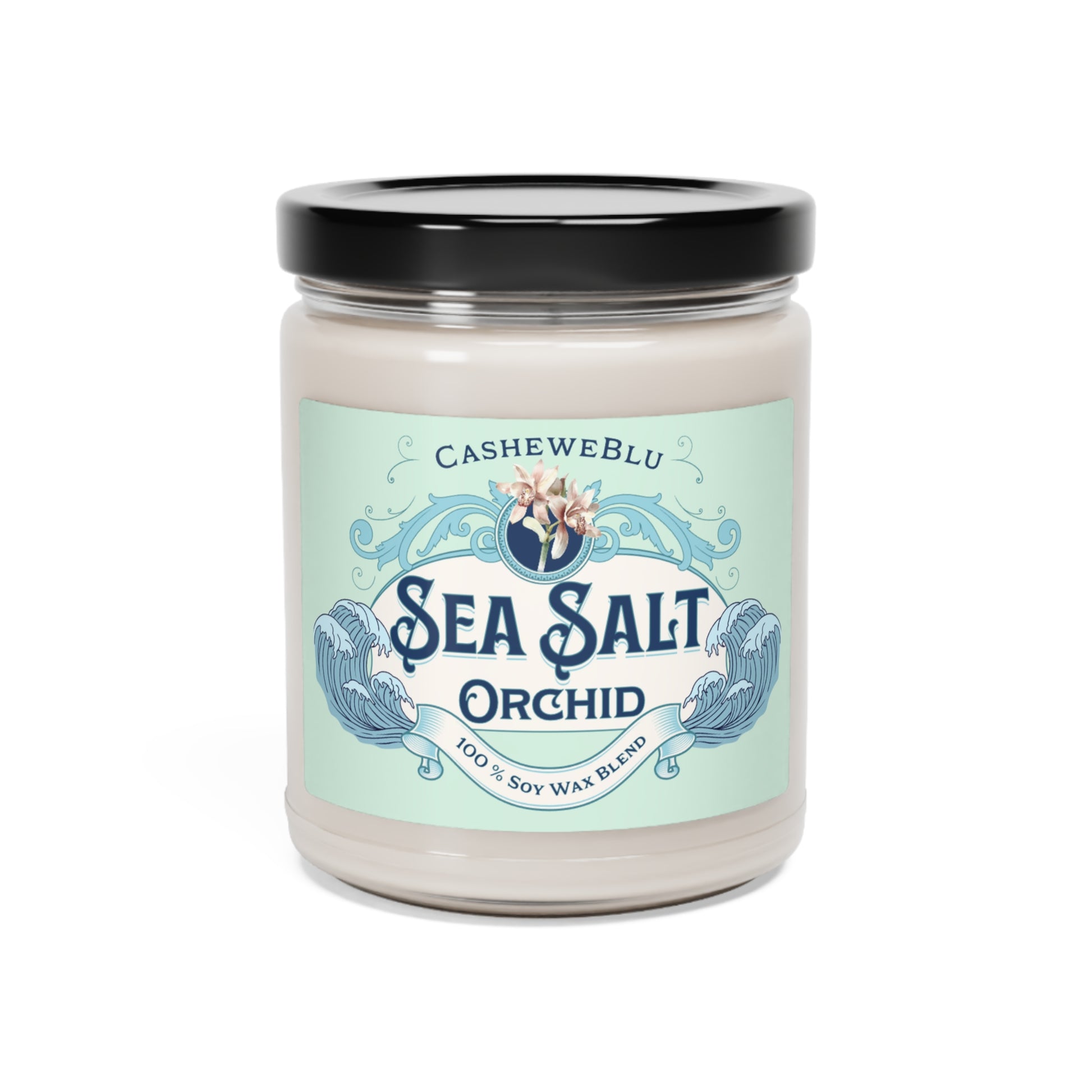 Sea Salt Orchid scent of 9 oz soy candle