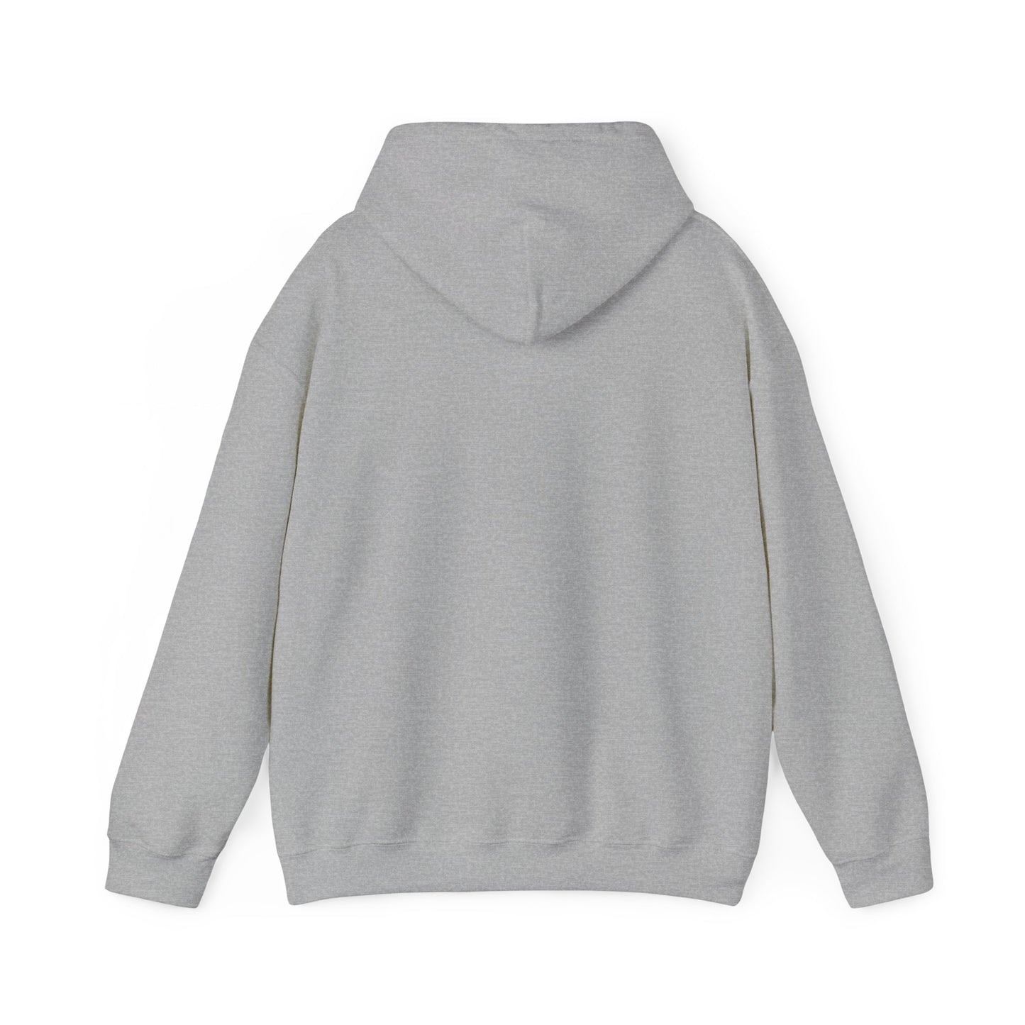 Sport Grey hooded shirt back hood relaxed - plain, go graphic